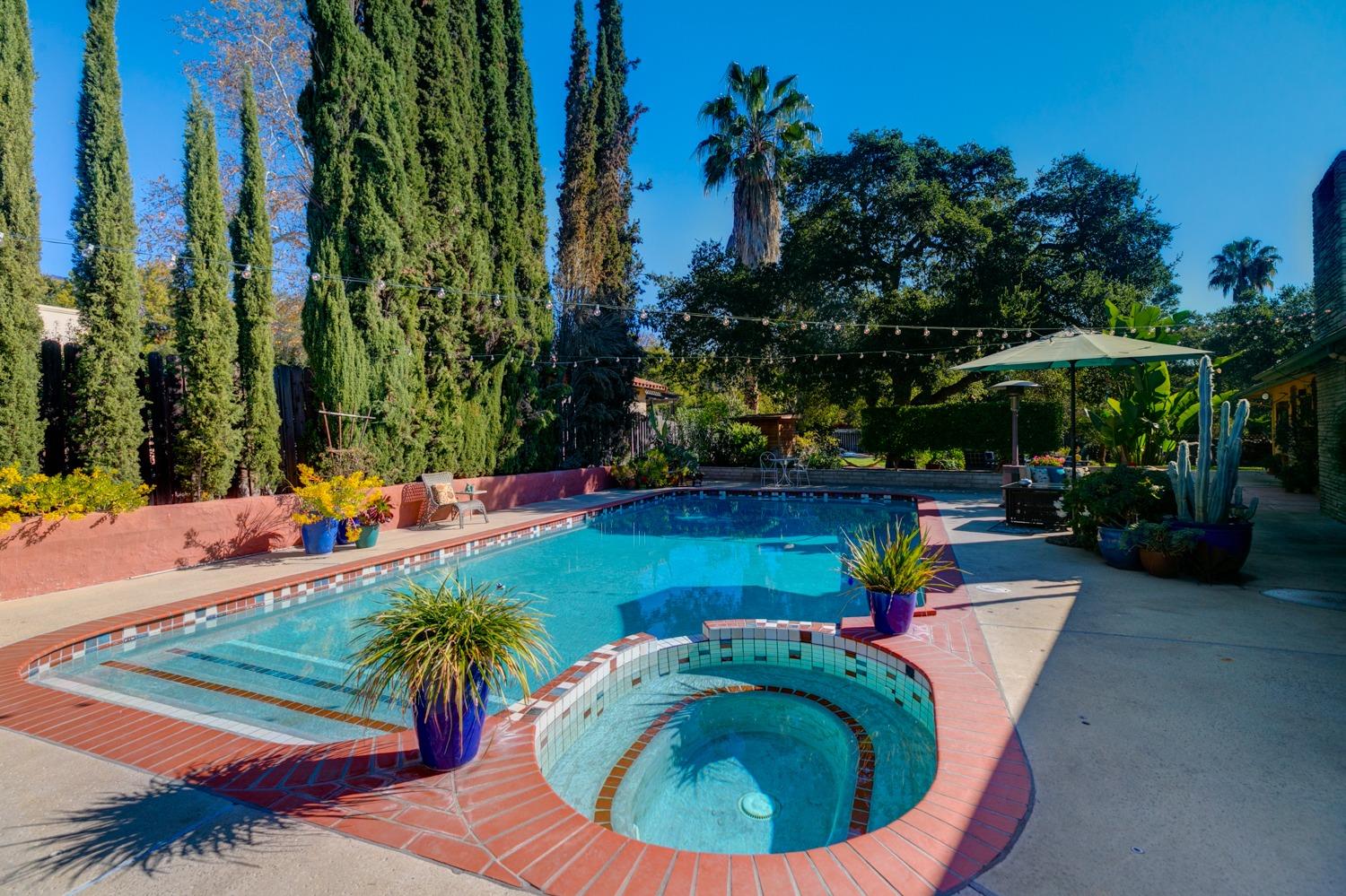 918 El Toro Road Ojai, CA 93023 - Photo 30 of 43 a view of a swimming pool with a patio