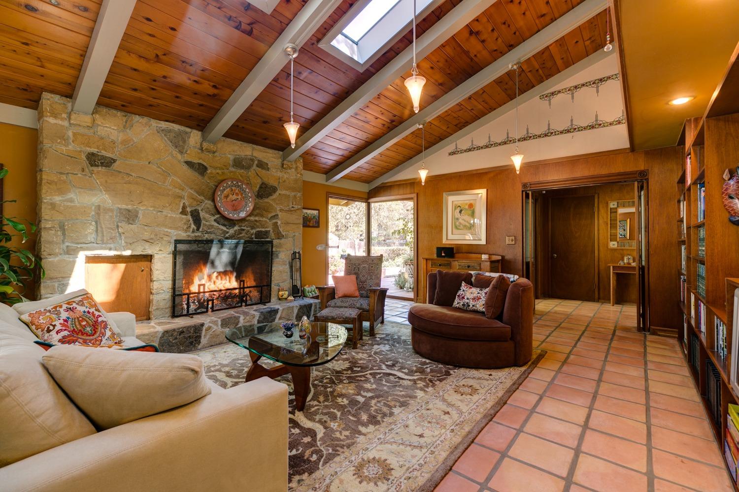 918 El Toro Road Ojai, CA 93023 - Photo 10 of 43 a living room with furniture and a large window