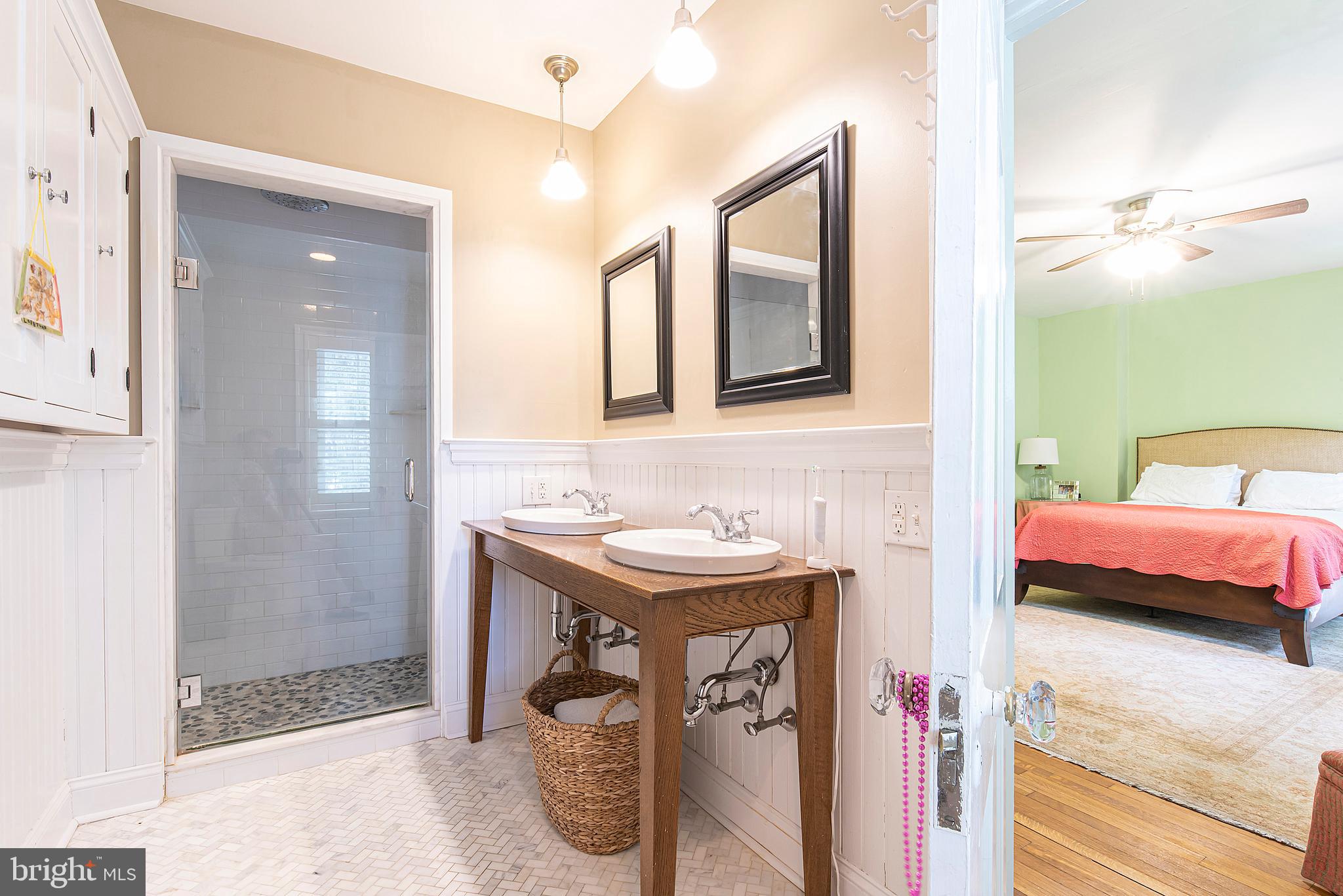 601 Overhill Road Ardmore, PA 19003 - Photo 23 of 39 Master Bathroom with Radiant Flooring