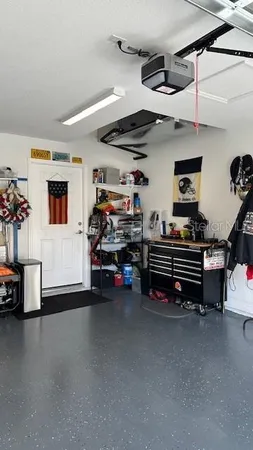 a view of car garage
