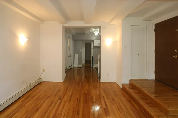wooden floor in a gallery