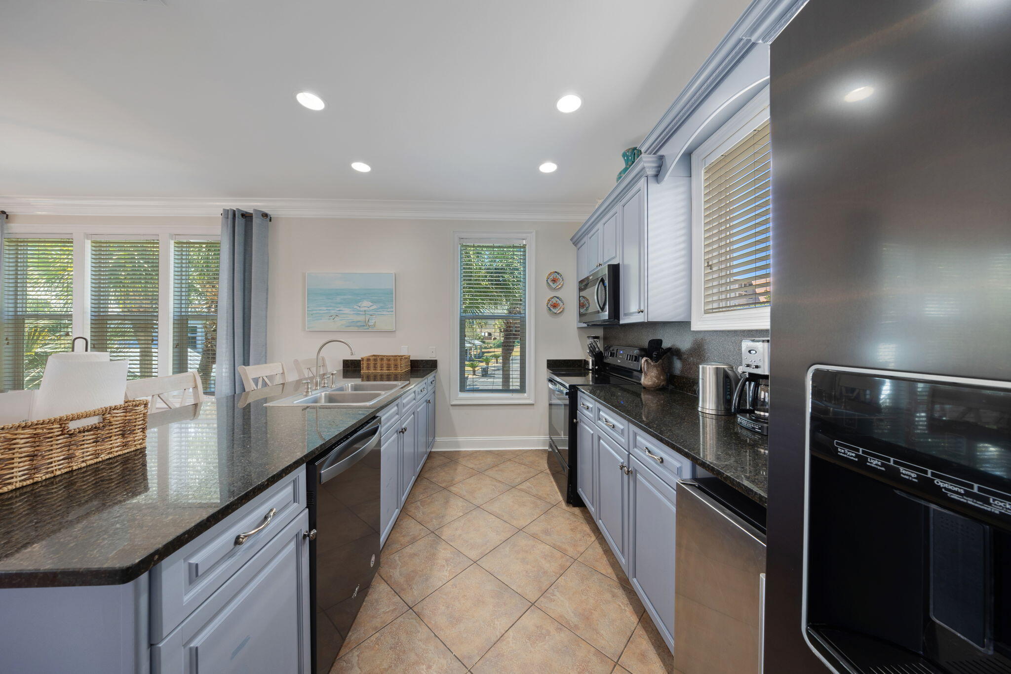44 South Grande Beach Drive Santa Rosa Beach, FL 32459 - Photo 19 of 68 a large kitchen with granite countertop lots of counter top space