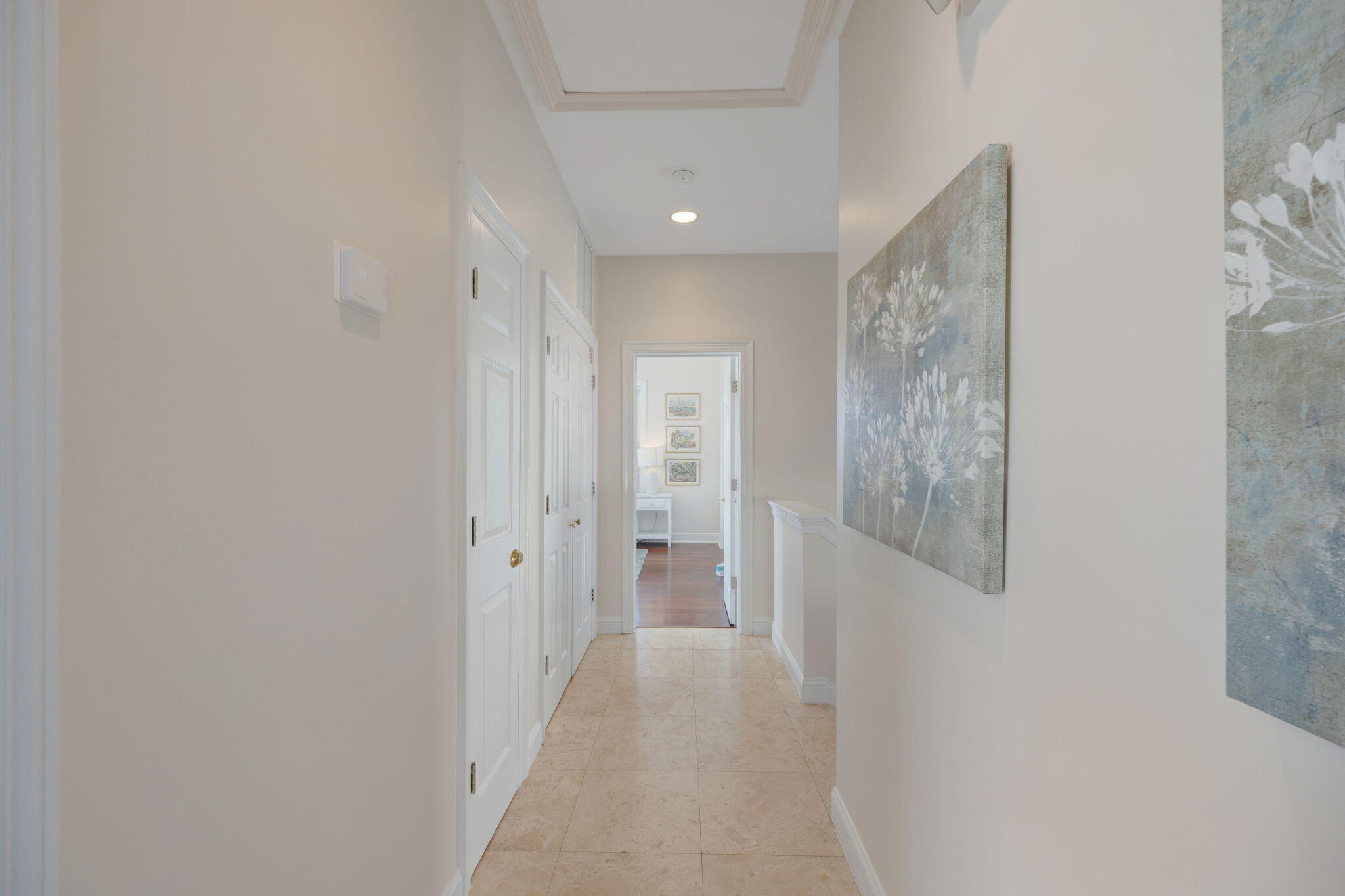 44 South Grande Beach Drive Santa Rosa Beach, FL 32459 - Photo 51 of 68 a view of a hallway with wooden shelves