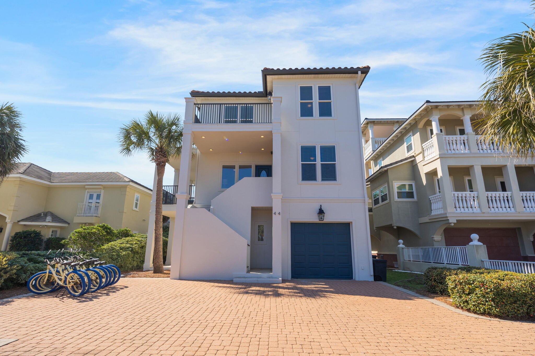 44 South Grande Beach Drive Santa Rosa Beach, FL 32459 - Photo 10 of 68 a front view of a house with a yard