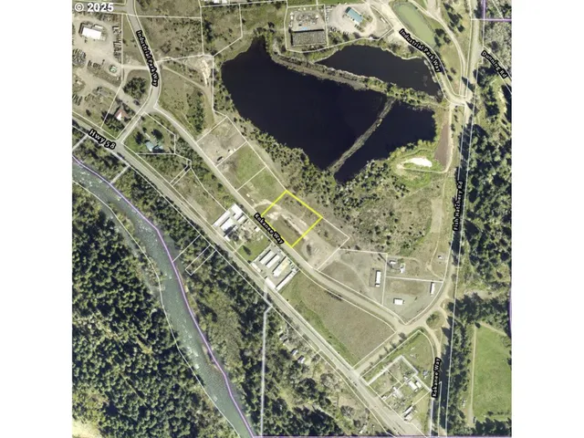 a water view of a garden