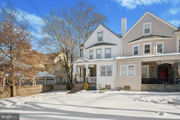 a view of a building with a street