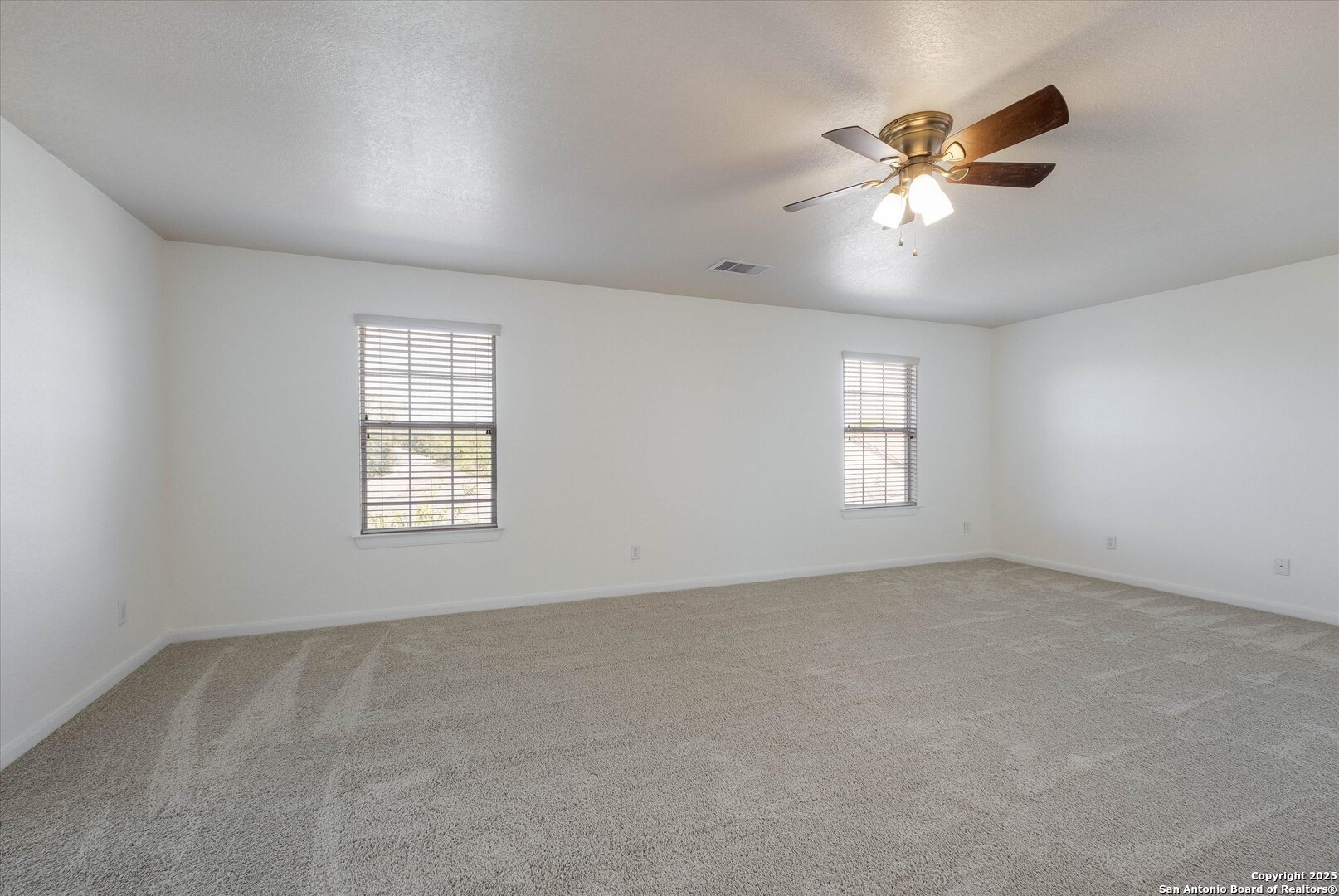 173 Springtree Gate Cibolo, TX 78108 - Photo 19 of 23 an empty room with windows and fan