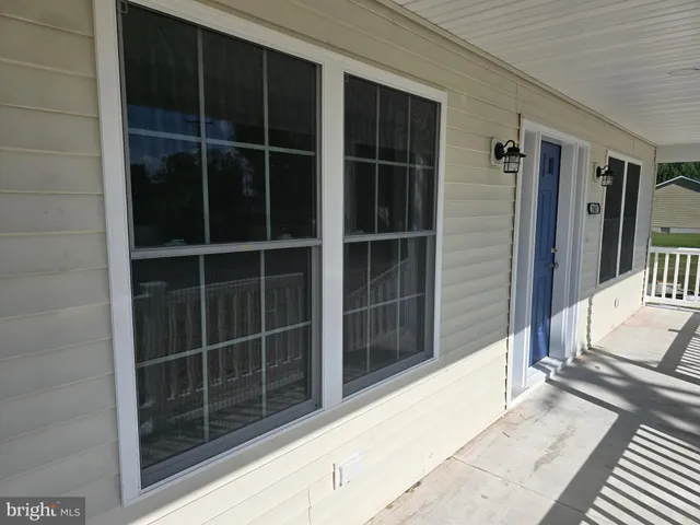 a view of a door with a door