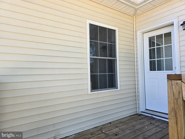 a view of front door