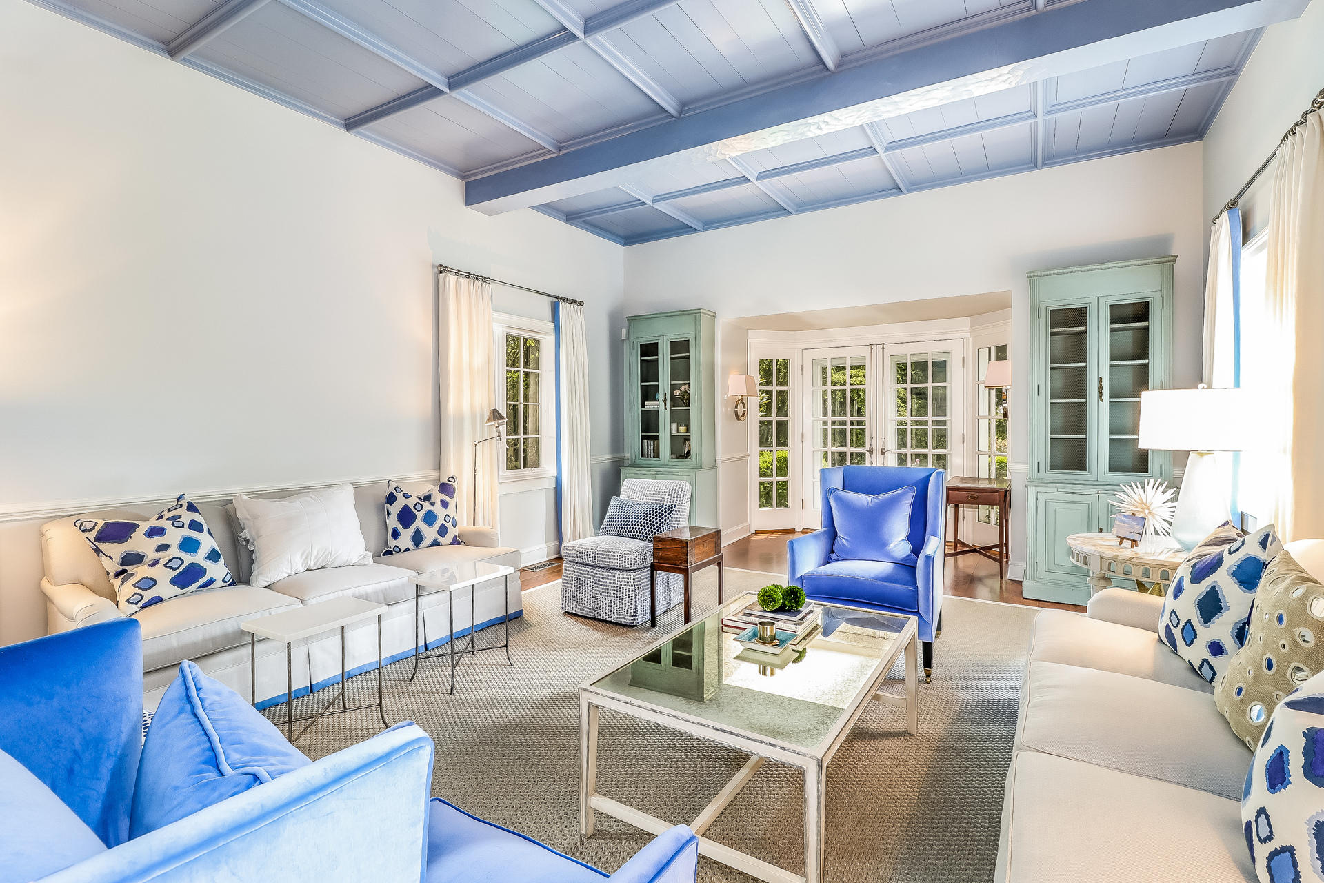5 Hawthorne Road Darien, CT 06820 - Photo 12 of 49 a living room with furniture and a large window