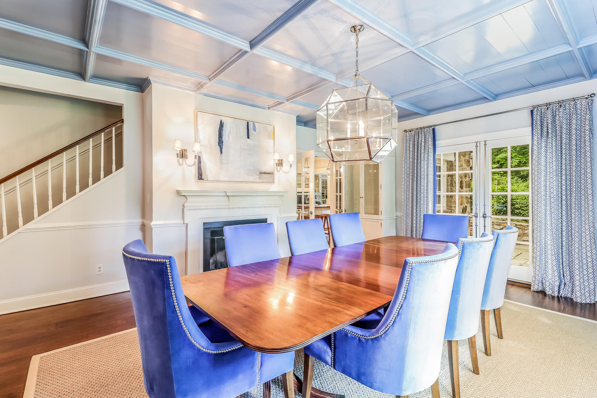 5 Hawthorne Road Darien, CT 06820 - Photo 14 of 49 a view of a dining room with furniture window and wooden floor