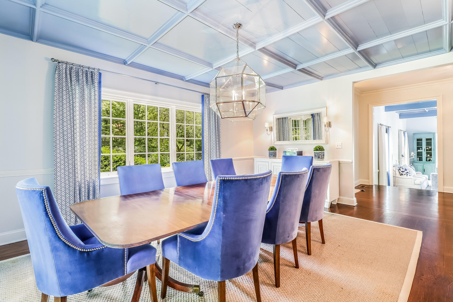 5 Hawthorne Road Darien, CT 06820 - Photo 15 of 49 a view of a dining room with furniture window and outside view