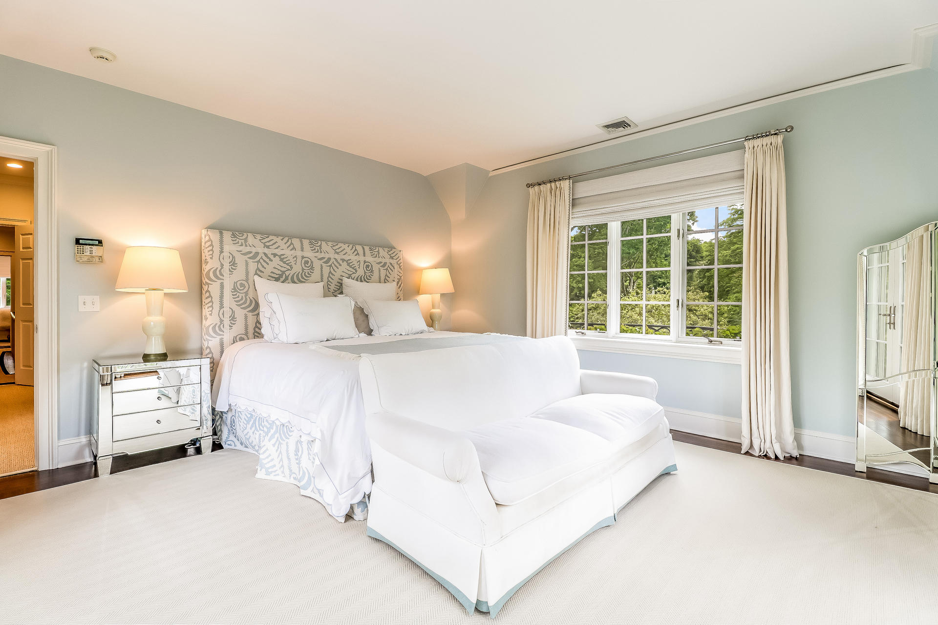 5 Hawthorne Road Darien, CT 06820 - Photo 23 of 49 a bedroom with a bed and a large window