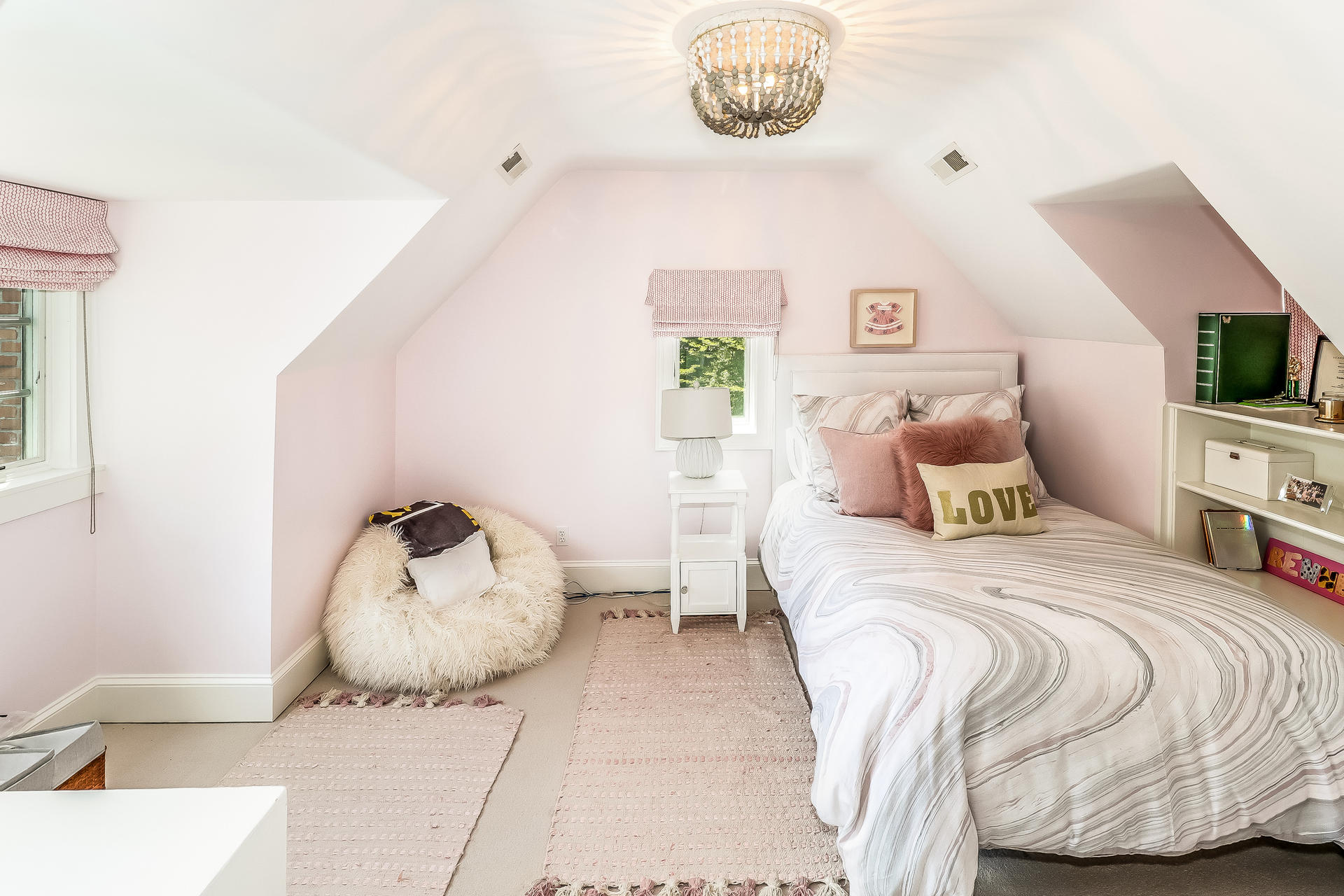 5 Hawthorne Road Darien, CT 06820 - Photo 29 of 49 a bedroom with a bed and a flat screen tv