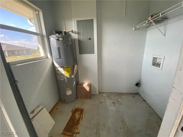 a house view with a garden space