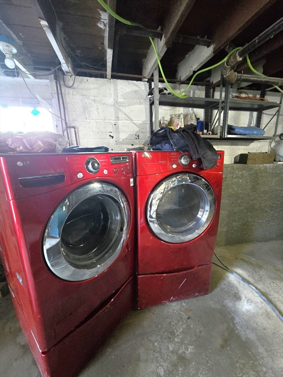 41 Bridgeport Street Worcester, MA 01604 - Photo 35 of 37 a utility room with dryer and washer