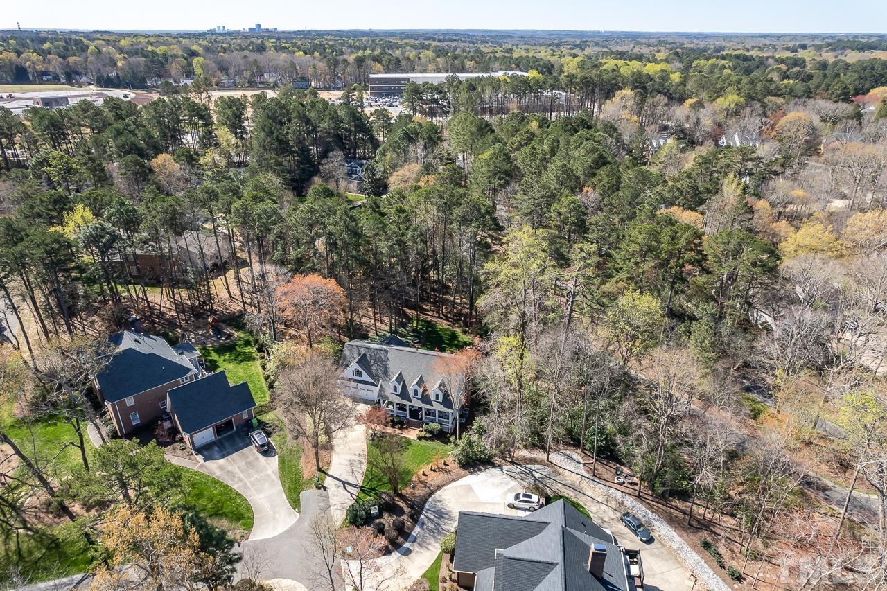 301 Medoc Lane Raleigh, NC 27615 - Photo 44 of 55 an aerial view of a house with yard