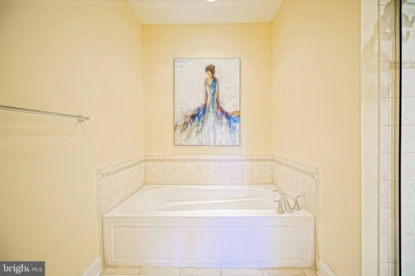 a bathroom with a shower and a toilet