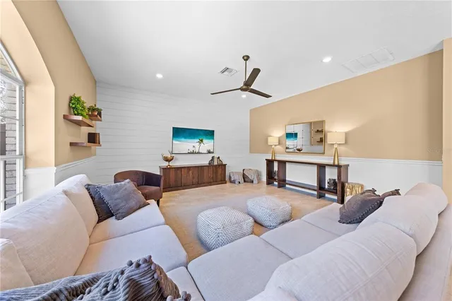 a view of outdoor space yard deck patio and outdoor seating