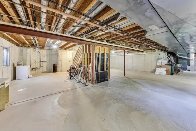 a view of a bike garage