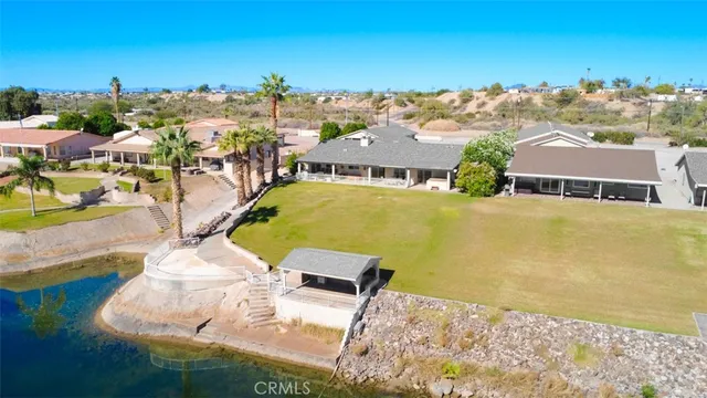 a view of a road with a building in the background