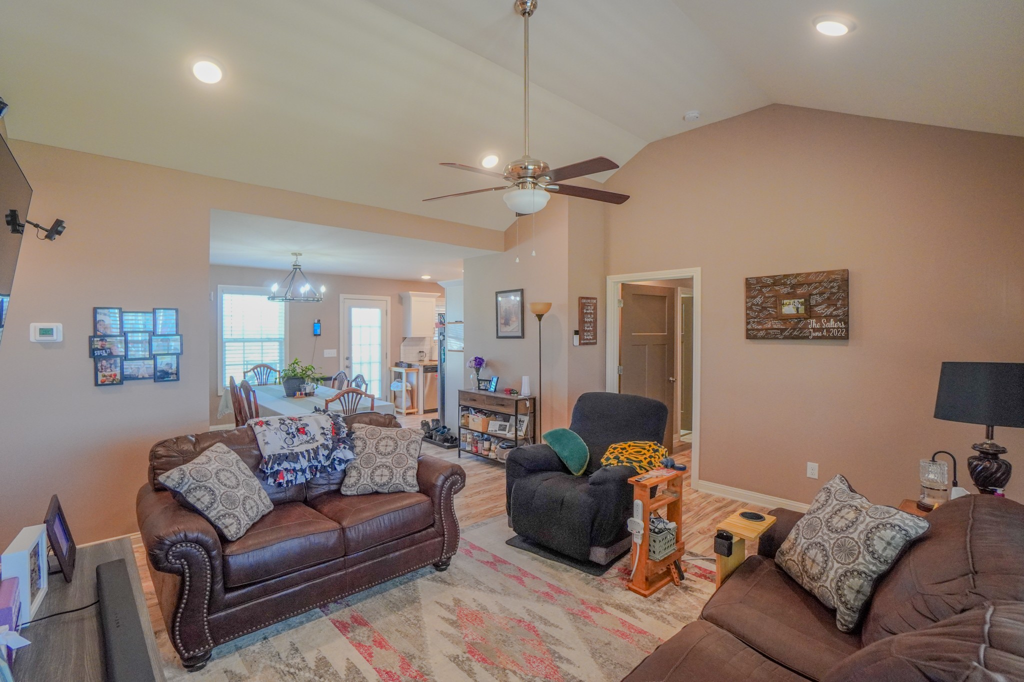 451 James Whitefield Road Bethpage, TN 37022 - Photo 17 of 52 a living room with furniture a ceiling fan and a rug