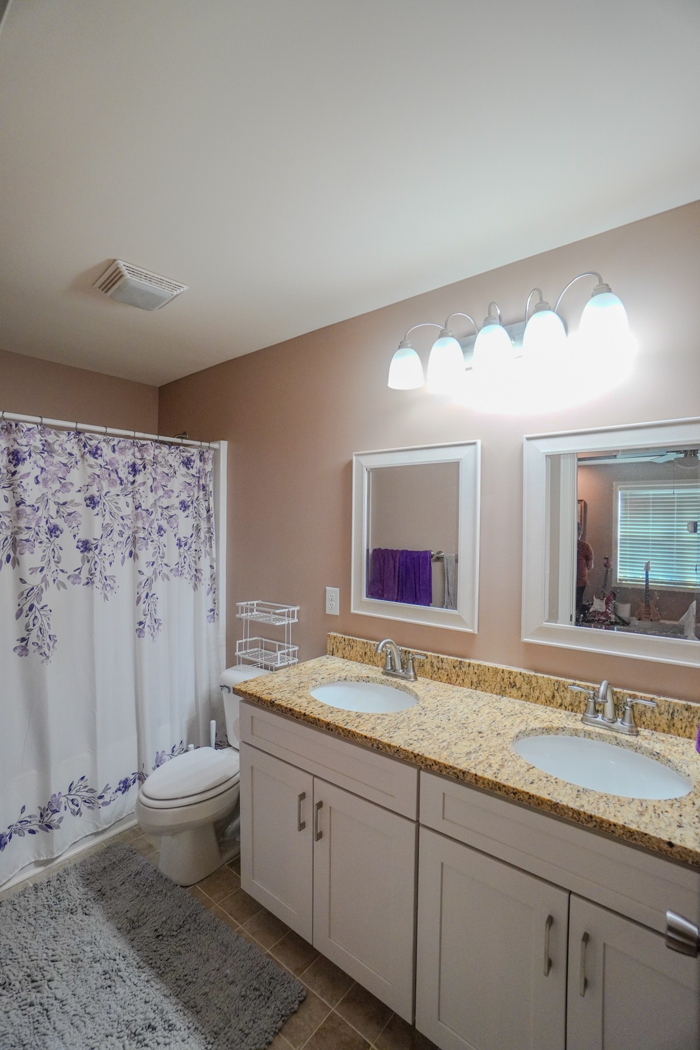 451 James Whitefield Road Bethpage, TN 37022 - Photo 32 of 52 a bathroom with a granite countertop sink mirror vanity and toilet