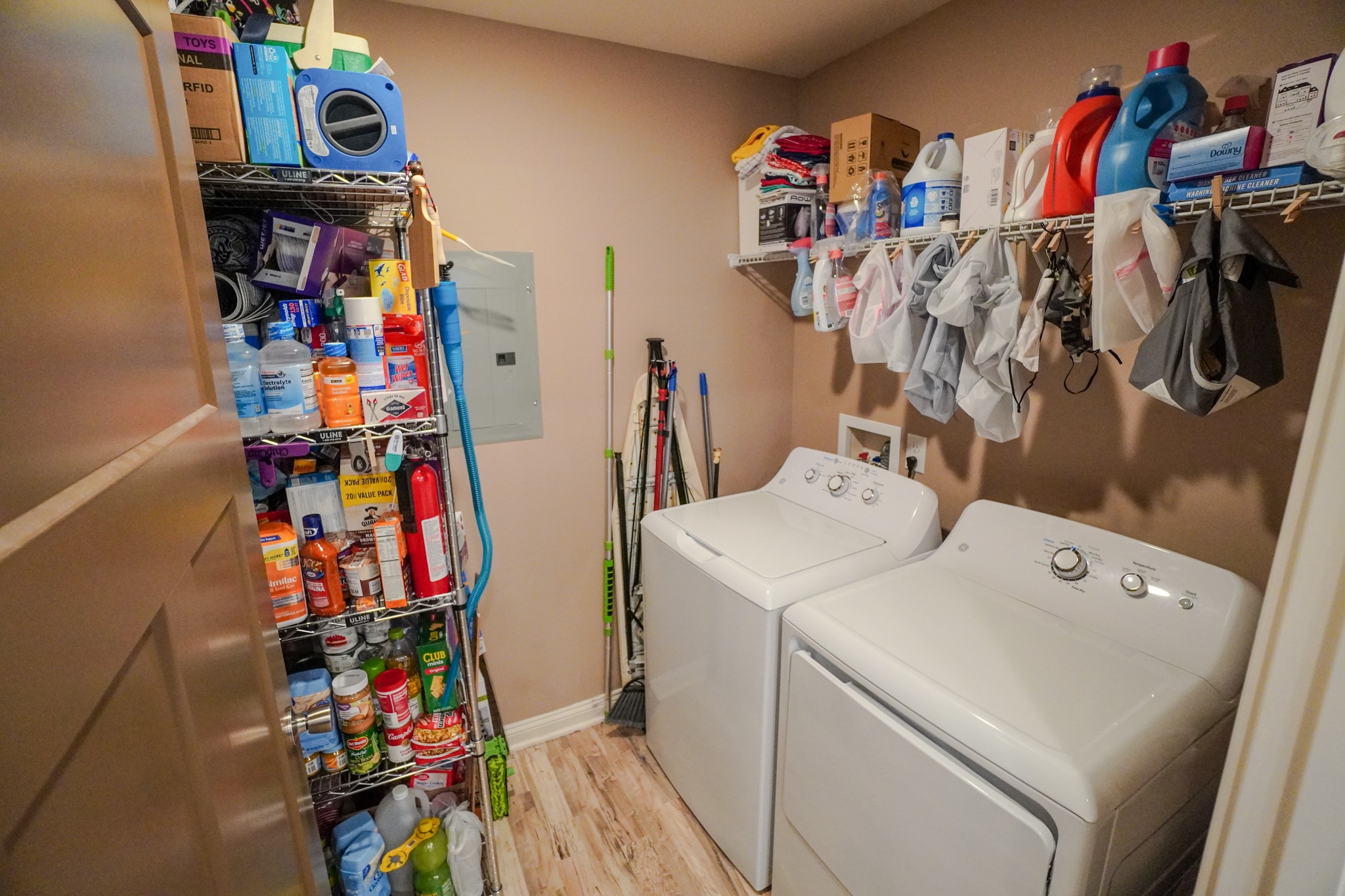 451 James Whitefield Road Bethpage, TN 37022 - Photo 46 of 52 a view of storage and utility room with washer and dryer