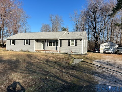 11707 Zilles Road Blackstone, VA 23824 - Photo 1 of 20 a front view of a house with a yard