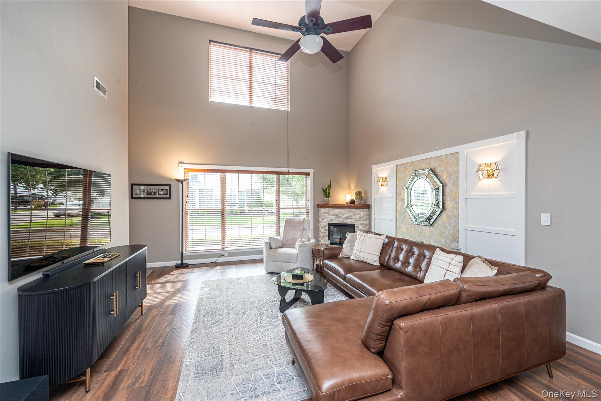 1 Casey Lane Middle Island, NY 11953 - Photo 4 of 35 a living room with furniture and a flat screen tv