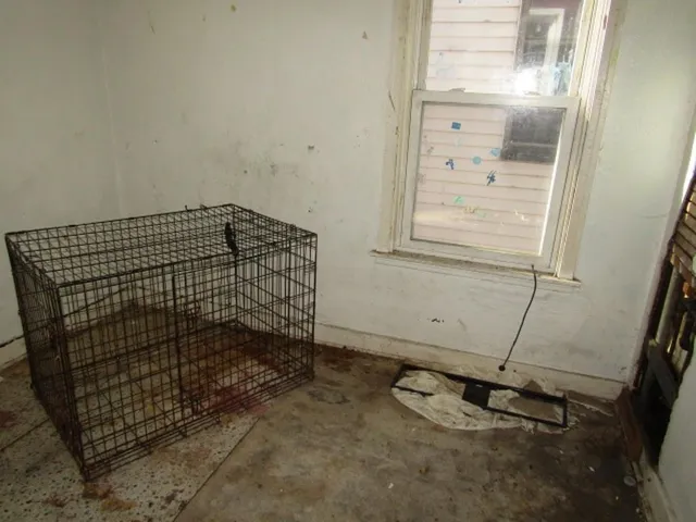 a view of a livingroom with a chandelier