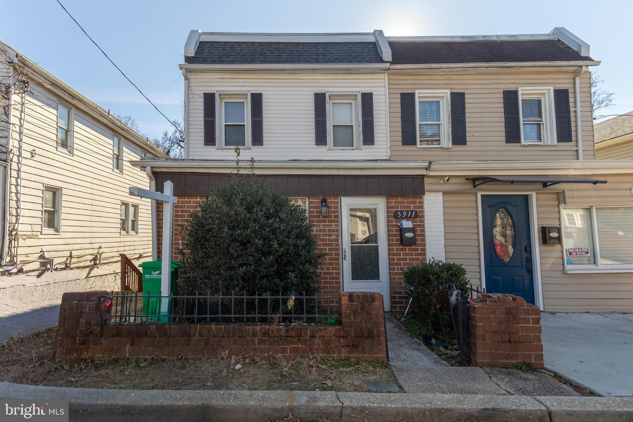 5911 Crown Street Capitol Heights, MD 20743 - Photo 1 of 28 a front view of house with a yard