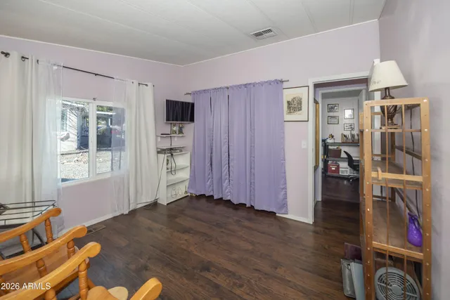 a view of livingroom with furniture and wooden floor