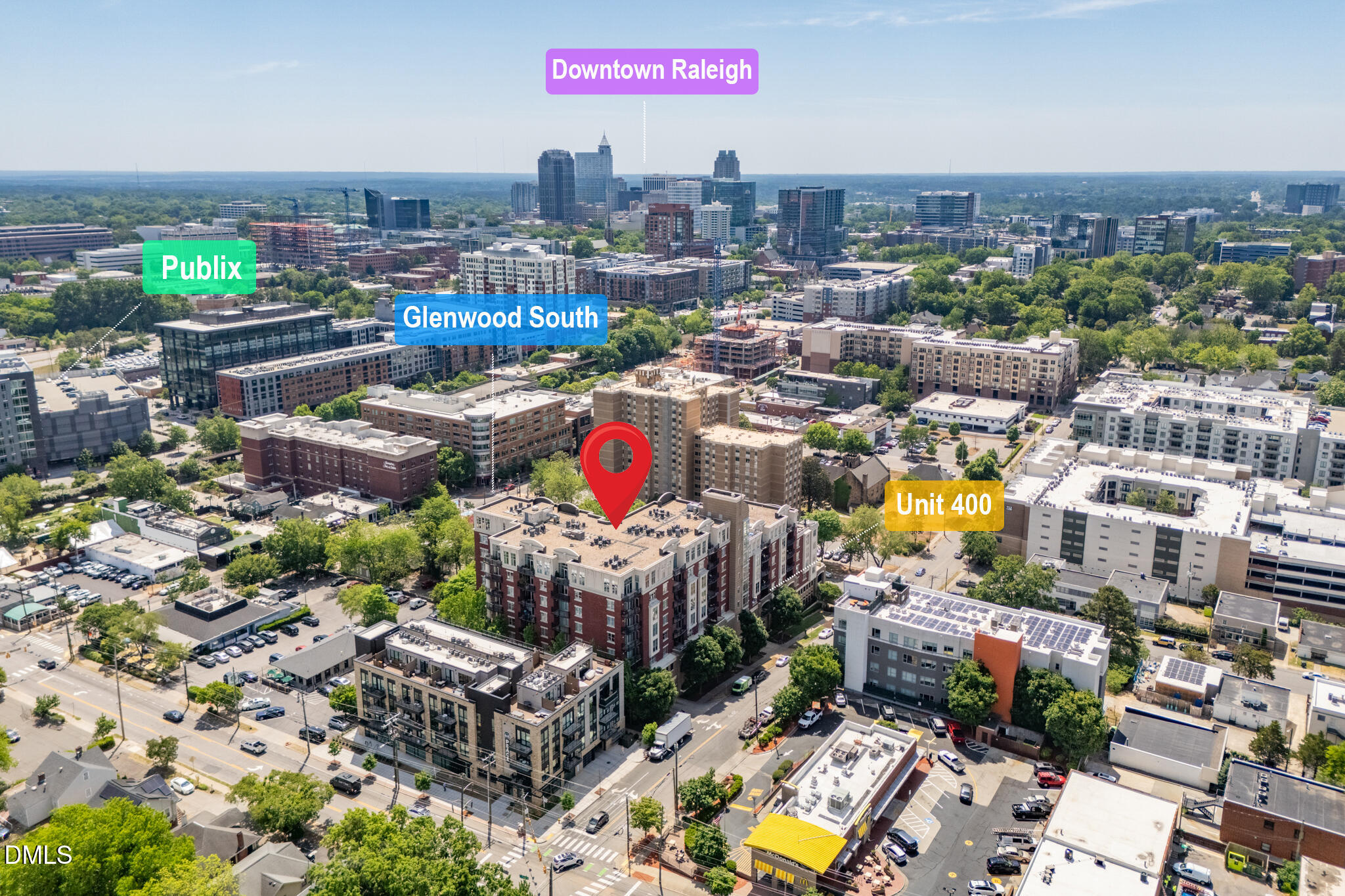 618 North Boylan Avenue, Unit 400 Raleigh, NC 27603 - Photo 40 of 45 a city view