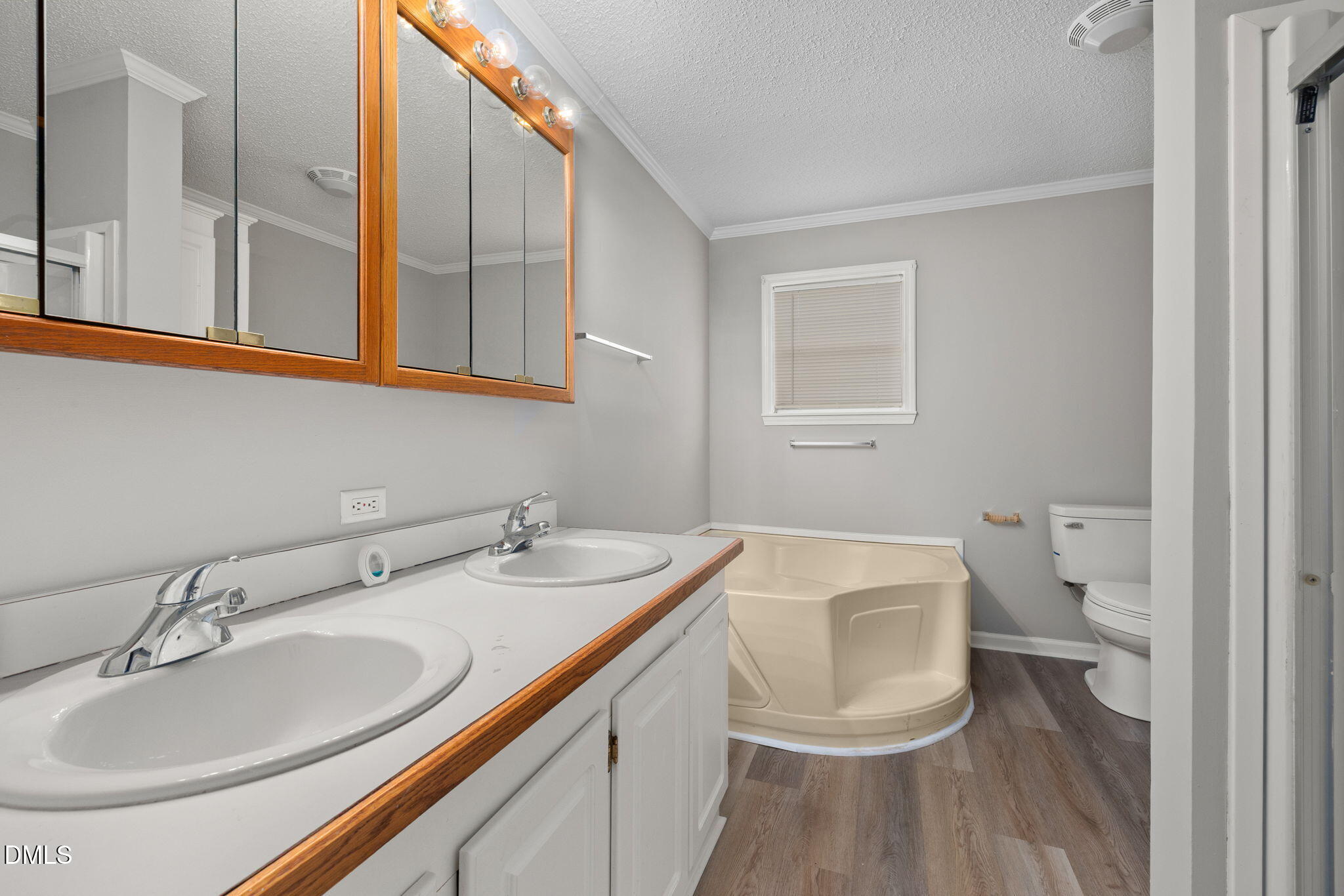 2850 Sanderford Road Raleigh, NC 27610 - Photo 21 of 34 a bathroom with a sink and a toilet