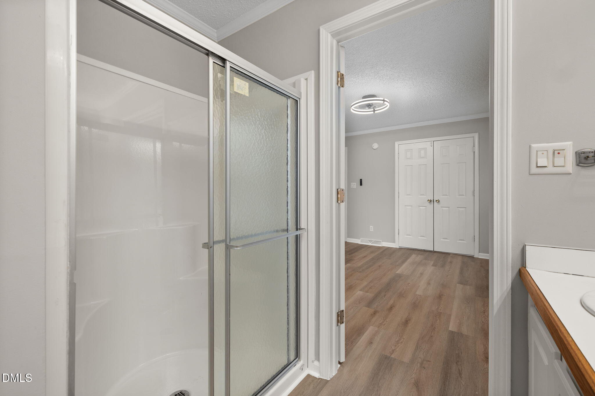 2850 Sanderford Road Raleigh, NC 27610 - Photo 23 of 34 a view of bathroom with wooden floor