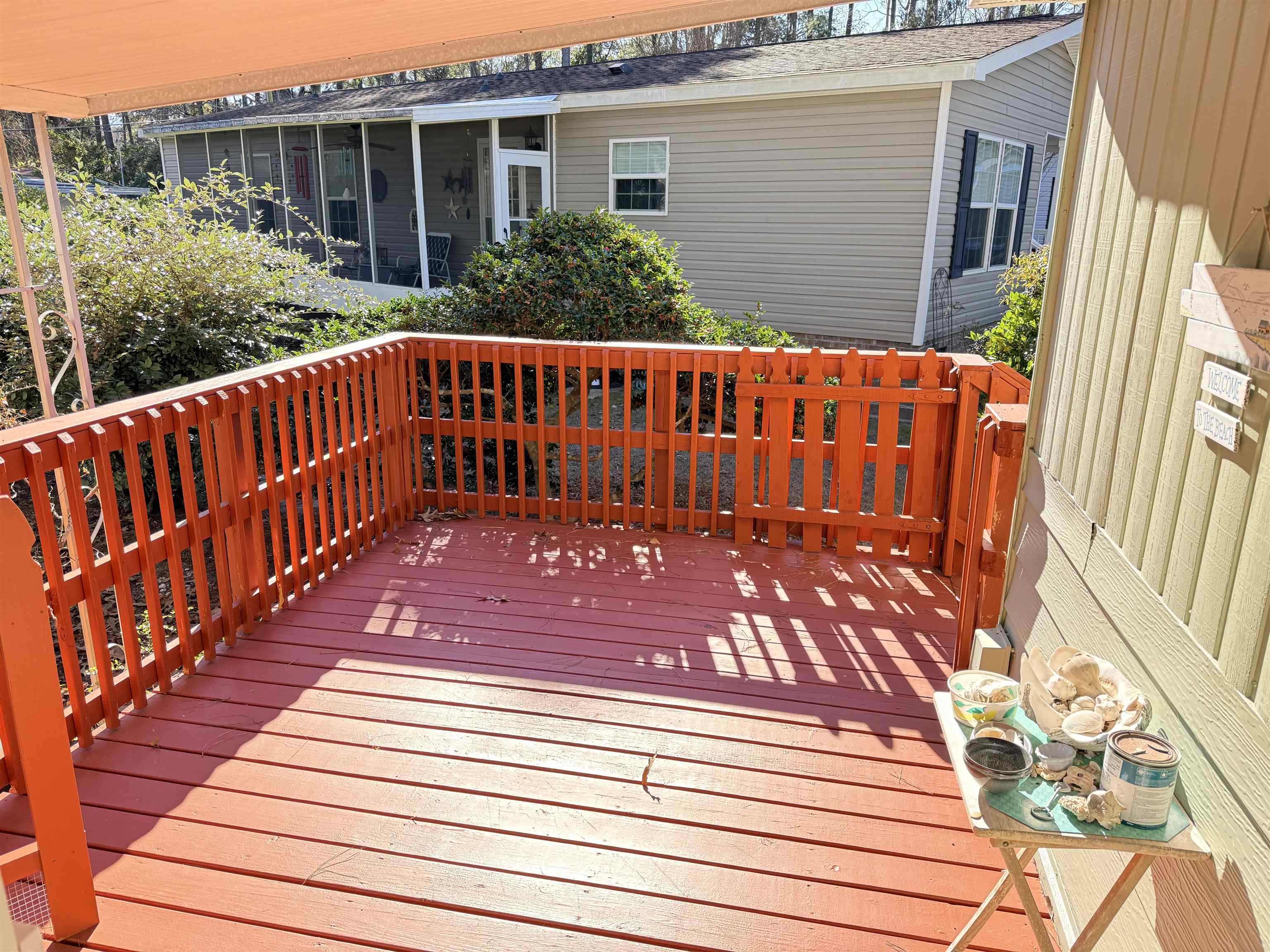 3043 Atlanta Circle Murrells Inlet, SC 29576 - Photo 25 of 36 Wooden terrace with a sunroom