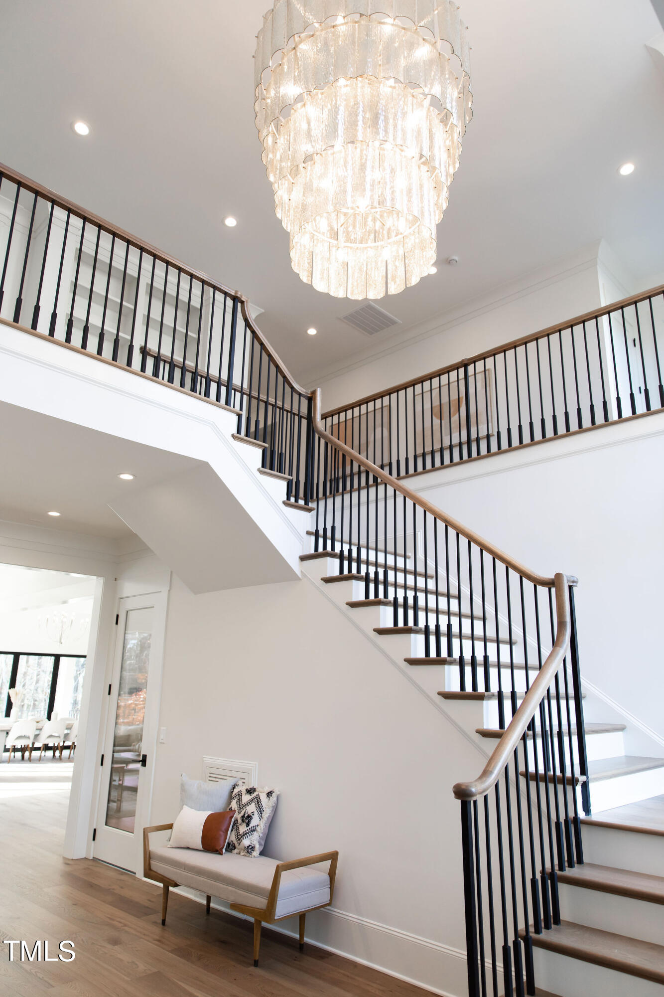 1009 Welch Lane Raleigh, NC 27614 - Photo 13 of 98 Custom Designed Staircase