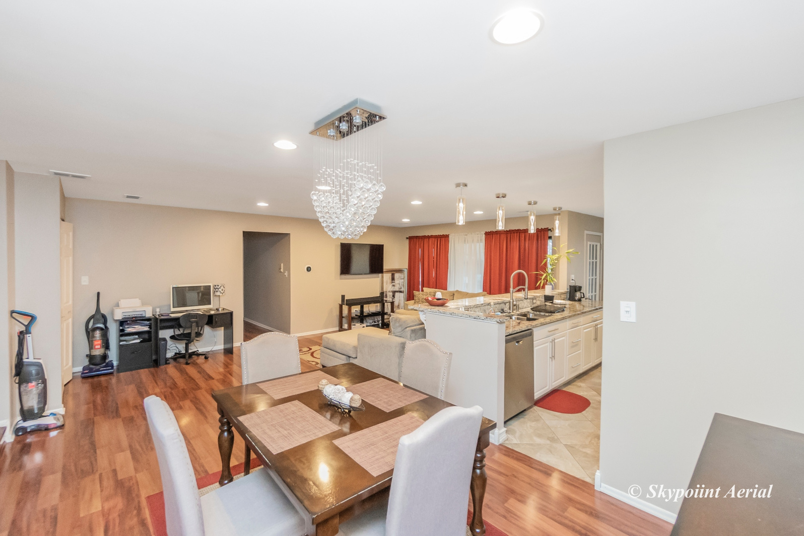 3231 West 184th Street, Unit 2B Homewood, IL 60430 - Photo 4 of 22 a living room with kitchen island furniture and a table