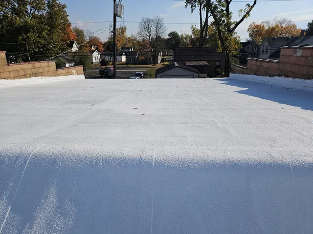 a view of outdoor space with seating