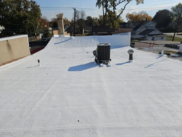 a view of outdoor space with seating space