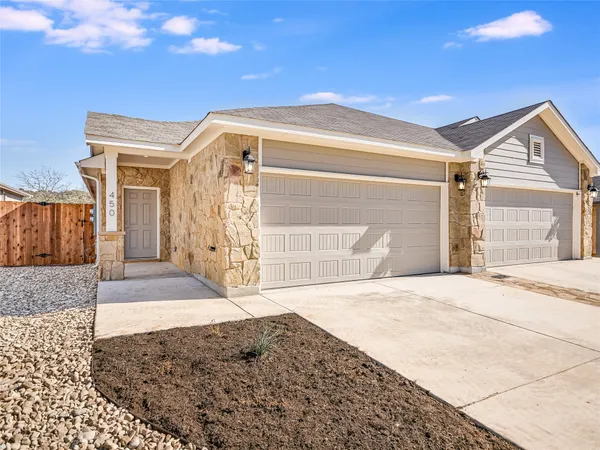 a view of a house with a outdoor space