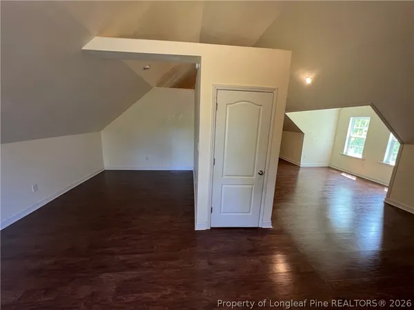 a view of livingroom with furniture and wooden floor