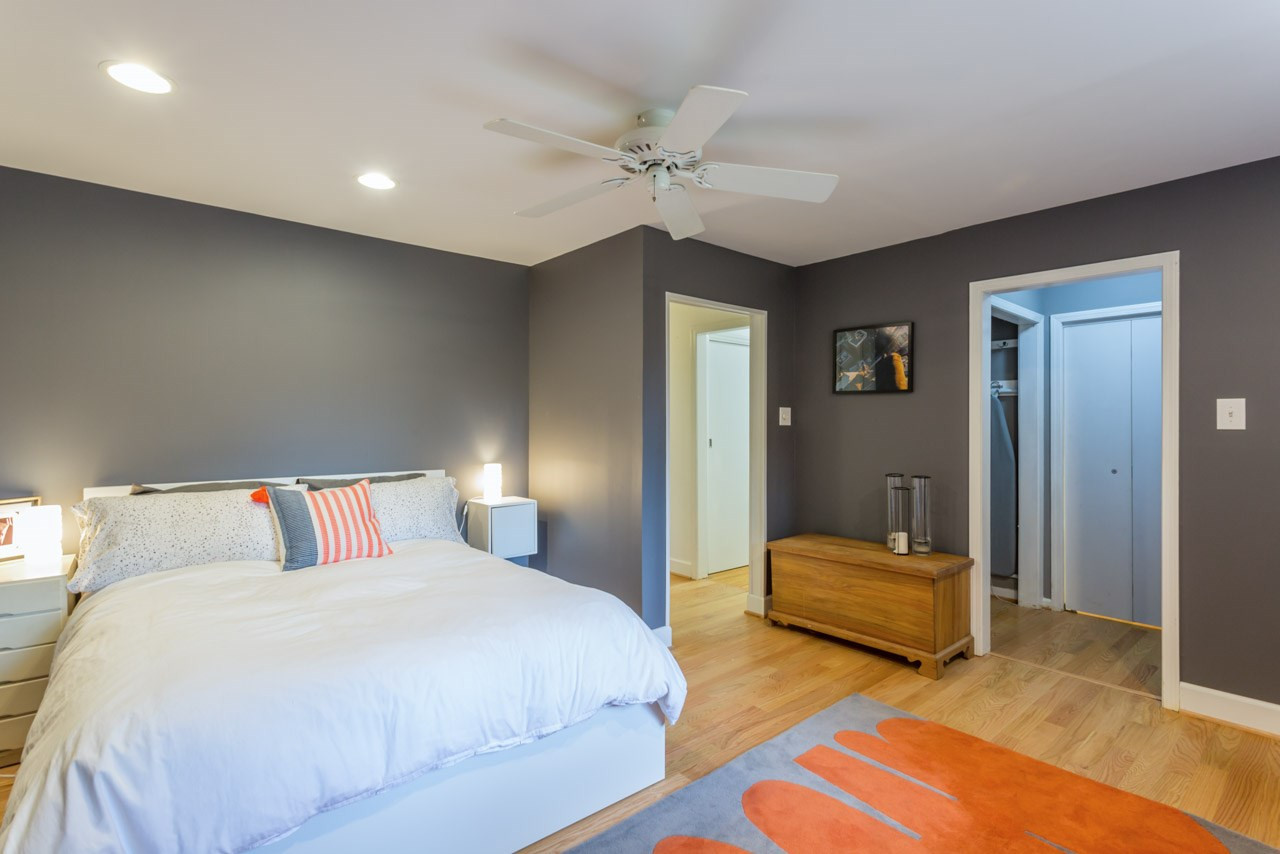 3461 Leonard Street Raleigh, NC 27607 - Photo 11 of 25 With dual closets and neutral paint and decor Master Suite