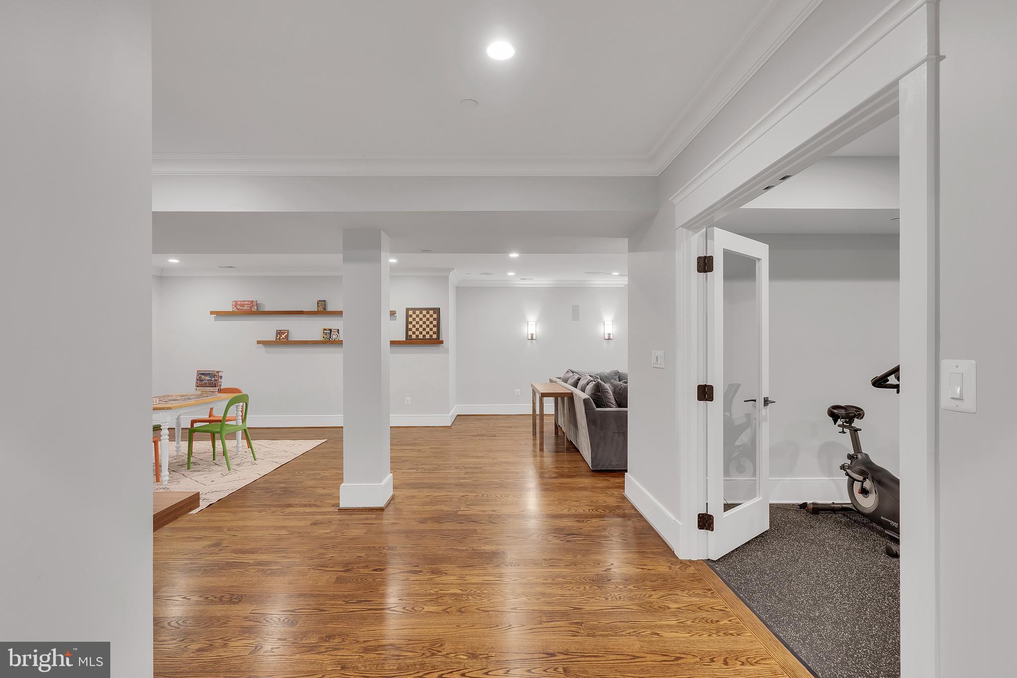 5903 Kirby Road Bethesda, MD 20817 - Photo 68 of 87 Lower Level with Hardwood Floors