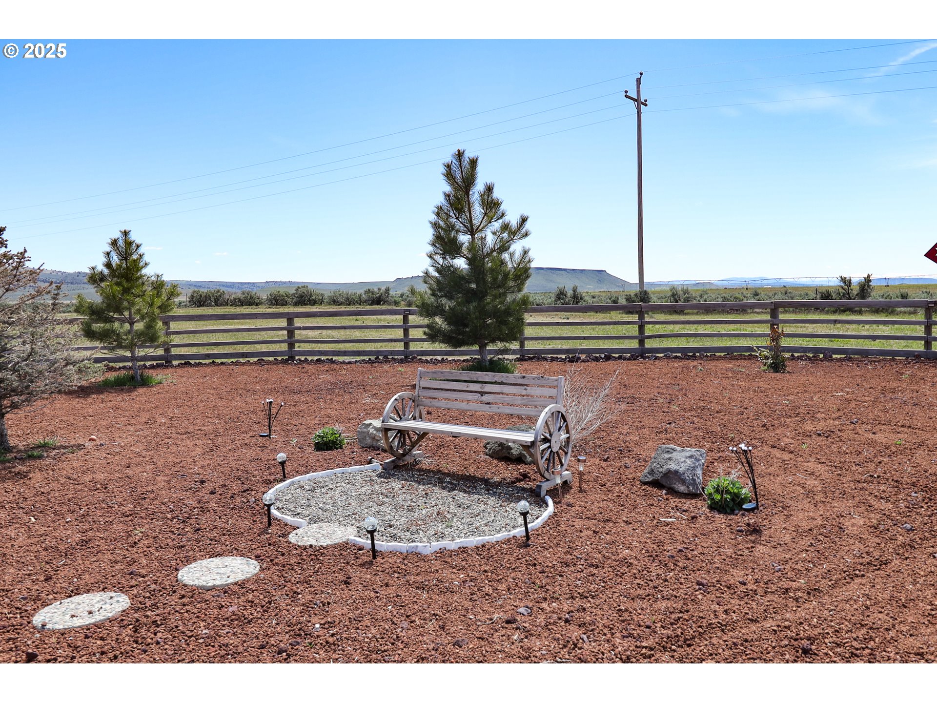 66410 Crane-Buchanan Road Burns, OR 97720 - Photo 21 of 37 a backyard of a house with a yard and outdoor seating