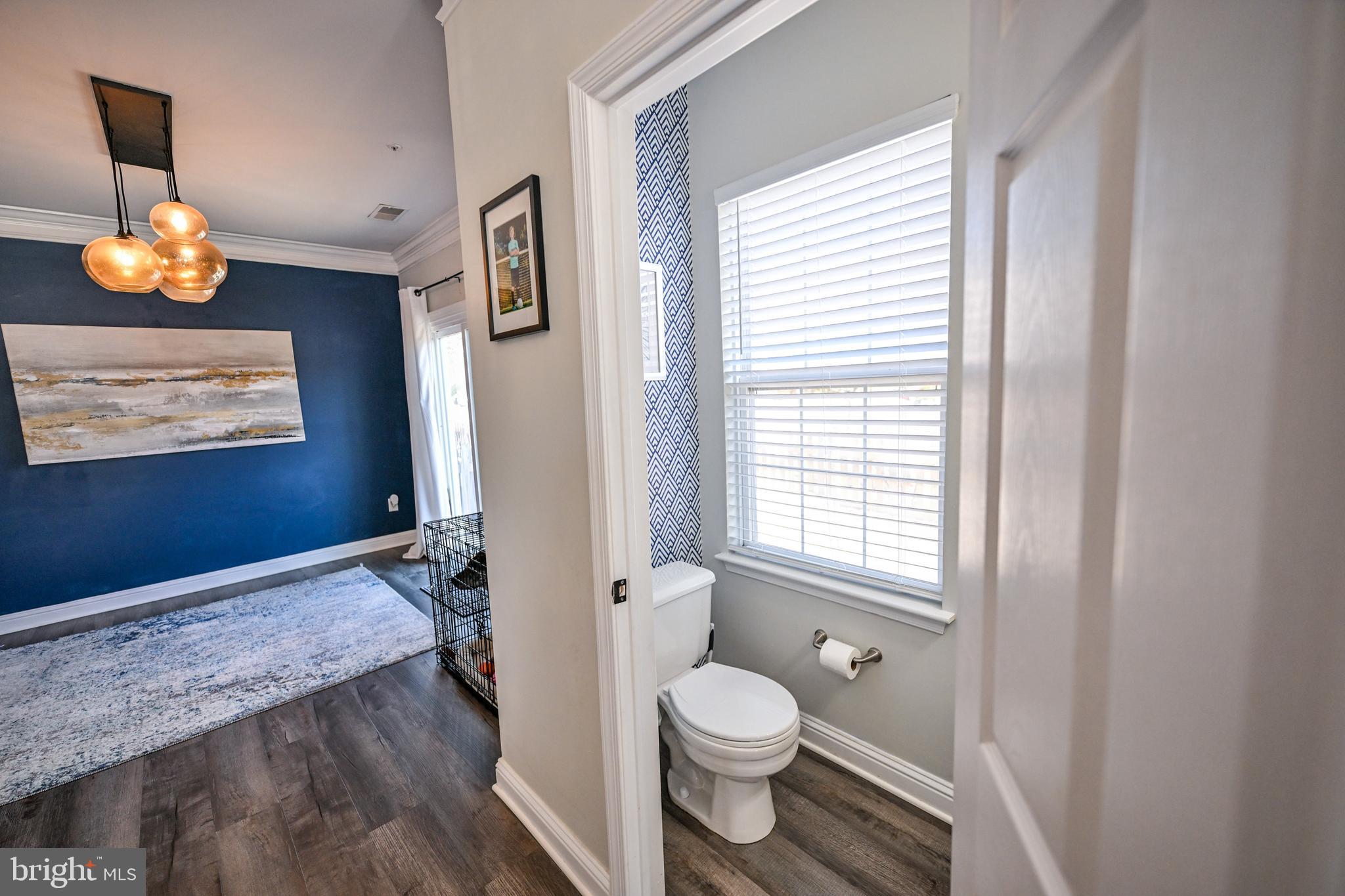 8727 Grape Arbor Way Odenton, MD 21113 - Photo 9 of 49 a bathroom with a toilet a sink and a window