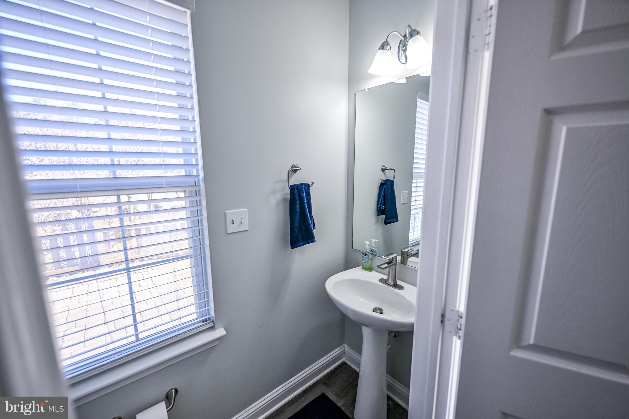 8727 Grape Arbor Way Odenton, MD 21113 - Photo 10 of 49 a bathroom with a sink a mirror and a window
