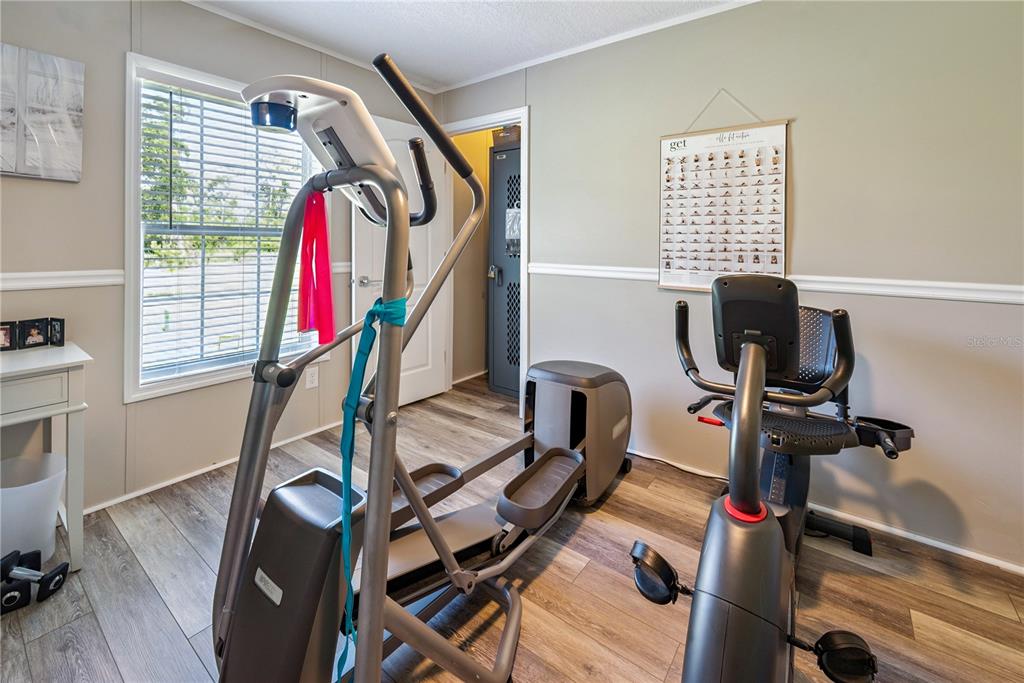 1175 Southwest 248th Avenue Steinhatchee, FL 32359 - Photo 35 of 54 a view of a room with gym equipment