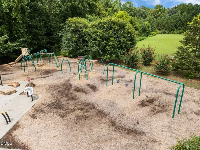 an aerial view of residential house with outdoor space